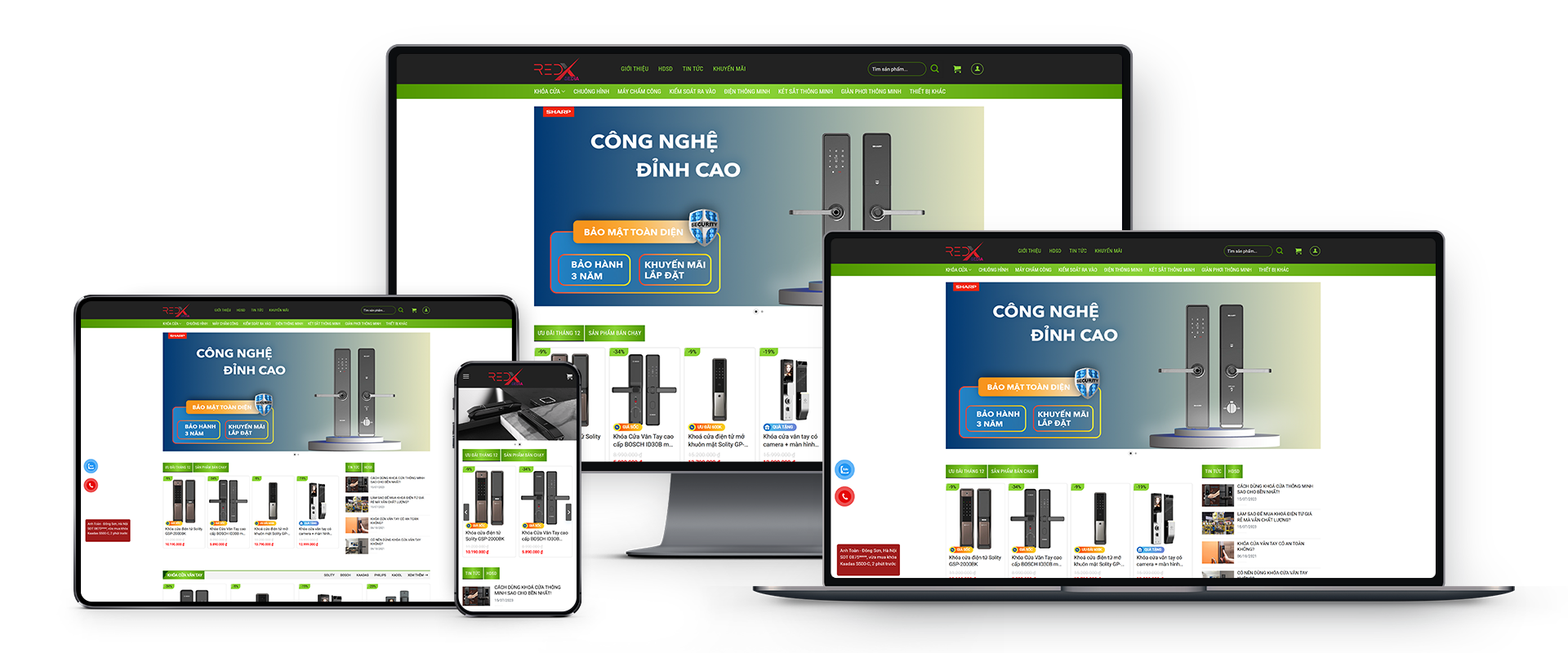 SmartTech - Mẫu giao diện website bán phụ kiện thông minh, đồ công nghệ siêu đẹp